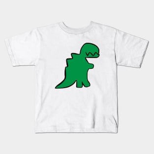 Dinosaur Friend - Green T Rex Kids T-Shirt